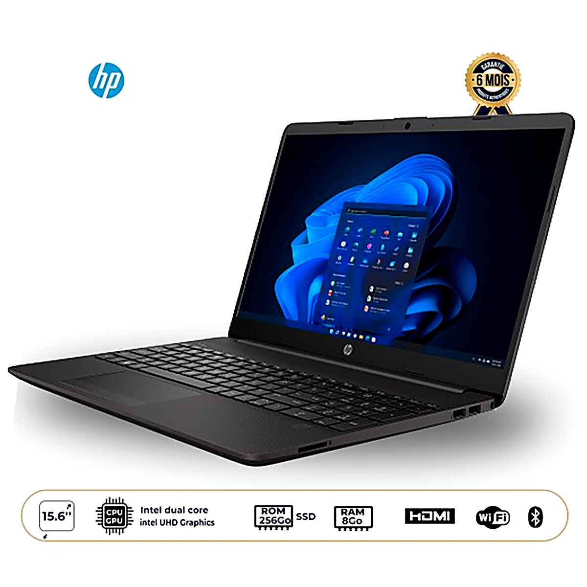 15.6” FHD • Intel Dual Core • 8GB RAM • 256GB SSD • FreeDOS • 6-month warranty