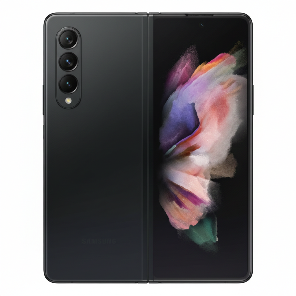 Samsung Galaxy Z Fold 3 5G - 256GB ROM - 12GB RAM - 1 SIM - 12+12+12MP - 4400mAh - Original Sealed Refurbished