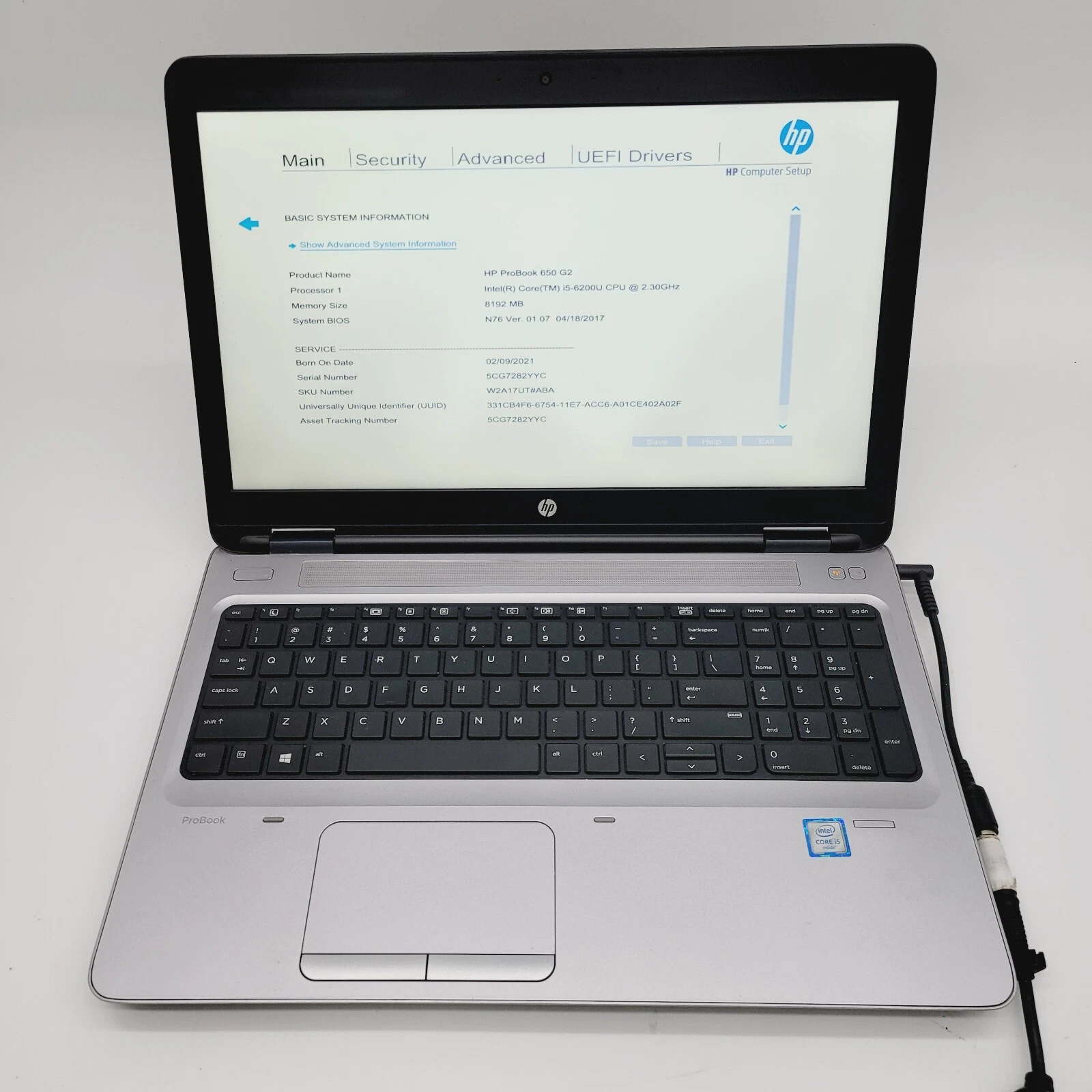 HP ProBook 650 G2 i5-6200U 8GB RAM 256GB SSD 15.6 inch laptop like brand new for sale in Yaoundé Cameroon – Ngwa Ventures
