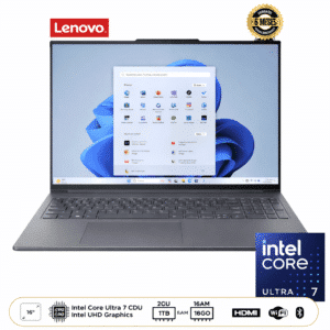 Laptop – Lenovo Yoga 7i 2-in-1 – 16GB DDR5 – 1TB SSD – 16" 2K Touchscreen – Intel Core Ultra 7 155U – Windows 11 Pro – QWERTY keyboard – 6-month warranty