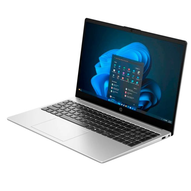 HP 250R G10 (862) laptop with a 15.6" Full HD display, Intel Core 5 120U processor, 16GB RAM, 512GB SSD, AZERTY keyboard, FreeDOS, and a 6-month warranty. - Image 2